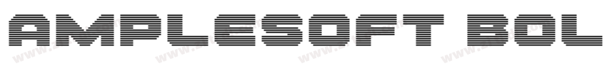 AmpleSoft Bold字体转换